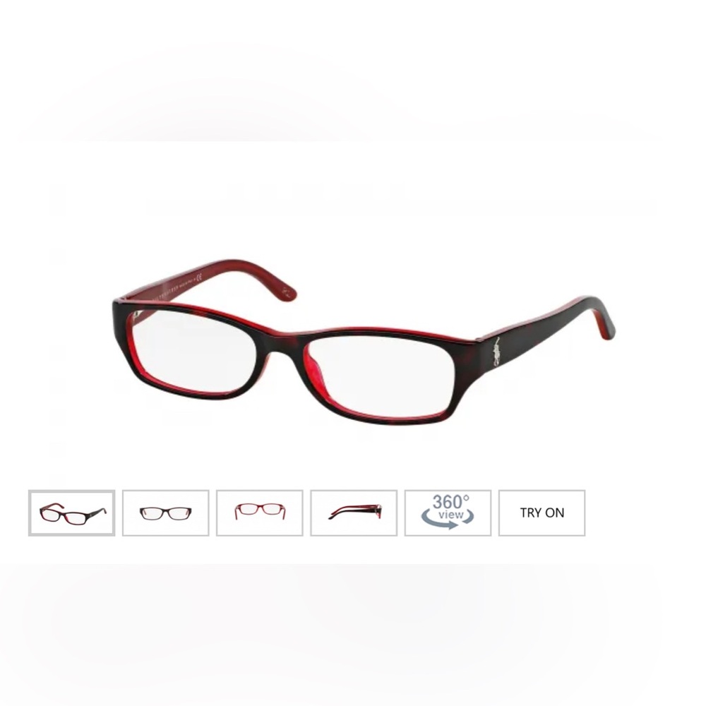 Ralph Lauren Glasses Red/Black
